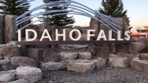 Idaho falls sign